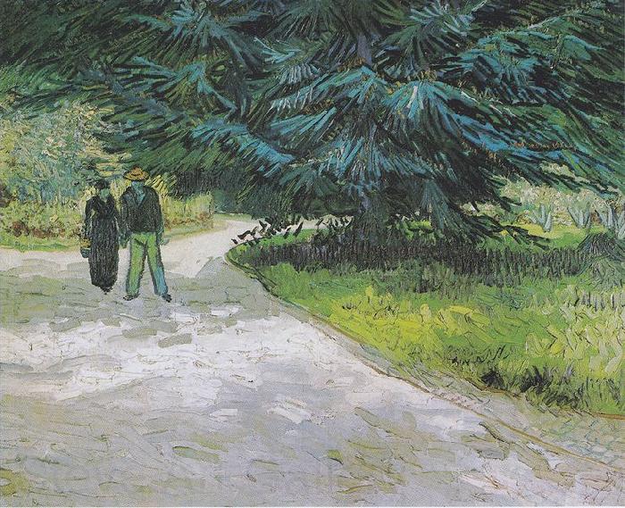 Vincent Van Gogh Der Garten des Dichters III Norge oil painting art